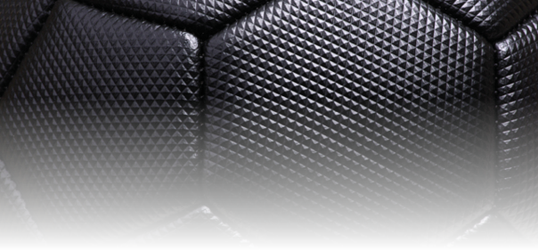 Black soccer ball texture background.