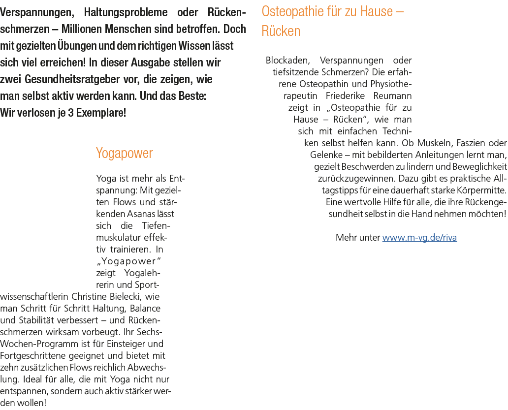 Verspannungen, Haltungsprobleme oder R ckenschmerzen – Millionen Menschen sind betroffen. Doch mit gezielten bungen ...