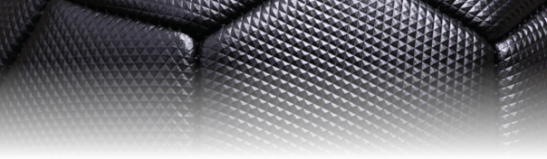 Black soccer ball texture background.
