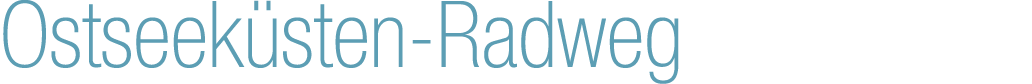 Ostseek sten Radweg