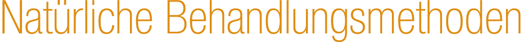 Nat rliche Behandlungsmethoden