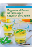 Buchcover des Ratgebers „Magen- und Darmerkrankungen nat rlich behandeln“ von Dr. Andrea Flemmer. Der Untertitel lautet: „Einfache Therapien, die wirklich helfen“. Auf dem Cover sind zwei Gl ser mit hellem Kr utertee zu sehen, jeweils mit frischen Minzbl ttern und einem L ffel. Im Vordergrund liegt zus tzlich ein Minzzweig auf dem Tisch. Das Design wirkt hell und beruhigend. Unten rechts ist das Logo des Humboldt Verlags abgebildet.