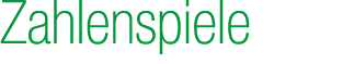Zahlenspiele