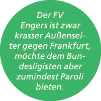 Der FV Engers ist zwar krasser Au enseiter gegen Frankfurt, m chte dem Bundesligisten aber zumindest Paroli bieten.