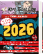 Das Bild zeigt das Cover des satirischen Taschenkalenders „Der Postillon 2026“.   Der Titel ist auff llig gestaltet:    Gro  steht „2026“ in Gelb auf einem roten Hintergrund.    Oben erkennt man den Schriftzug „Der Postillon“ – bekannt f r humorvolle und satirische Nachrichten.    Darunter steht: „Tageskalender – Abrei block“.    Unten links ist das Verlagslogo von riva zu sehen.    Das Design ist bunt, verspielt und erinnert an eine Mischung aus Comicstil und Zeitungslook – typisch f r den Postillon. Es handelt sich um einen humorvollen Abrei kalender f r das Jahr 2026.