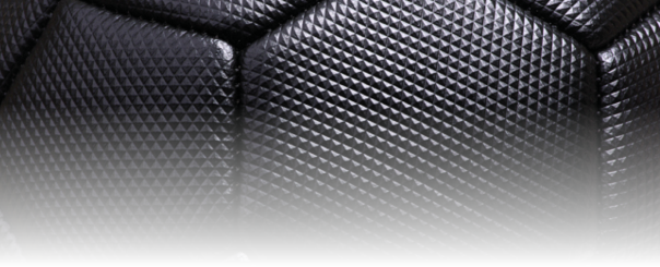 Black soccer ball texture background.