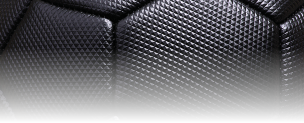 Black soccer ball texture background.