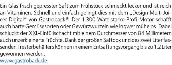 Ein Glas frisch gepresster Saft zum Fr hst ck schmeckt lecker und ist reich an Vitaminen. Schnell und einfach gelingt...