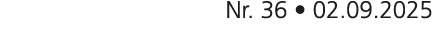 Nr. 36 • 02.09.2025