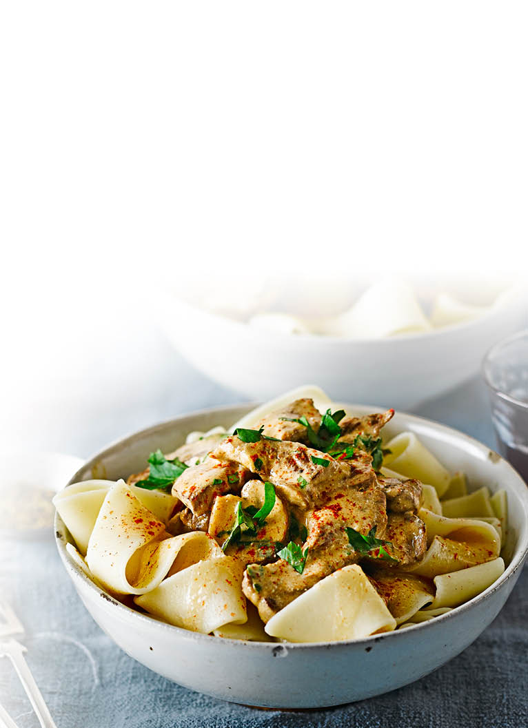 10 Minuten Stroganoff vom Rind