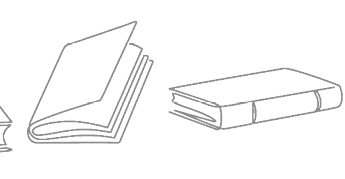 books line art pattern vector illustration for decoration, background,etc. One line drawing of book icon.