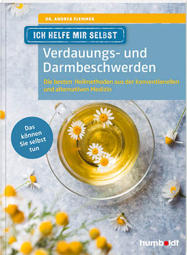 Das Bild zeigt das Buchcover „Verdauungs- und Darmbeschwerden“ von Dr. Andrea Flemmer, erschienen in der Reihe Ich helfe mir selbst im humboldt Verlag.   Der Untertitel lautet:  „Die besten Heilmethoden aus der konventionellen und alternativen Medizin“.    Das Covermotiv mit einer Tasse Kamillentee und Bl ten deutet auf eine nat rliche und sanfte Herangehensweise an die Behandlung hin. Das Buch vermittelt Leserinnen und Lesern, welche Methoden sie selbst anwenden k nnen, um Beschwerden im Verdauungstrakt zu lindern – eine Kombination aus klassischer Schulmedizin und alternativen Ans tzen.