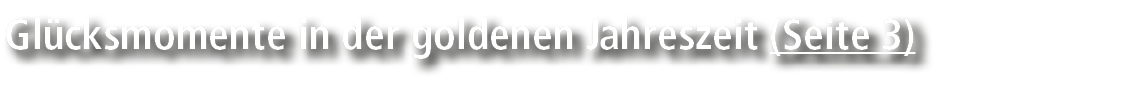 Gl cksmomente in der goldenen Jahreszeit (Seite 3)
