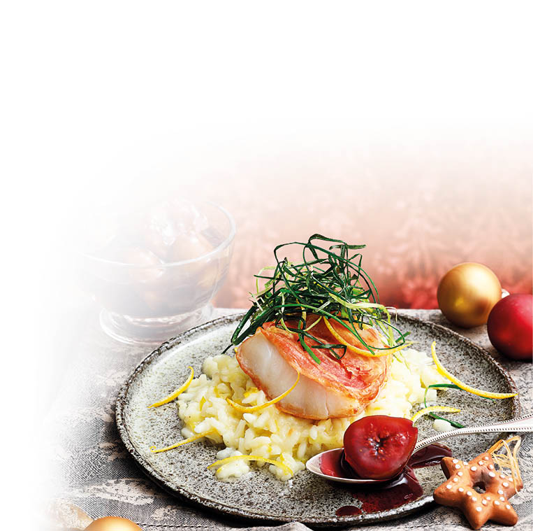 Kabeljau-Saltimbocca