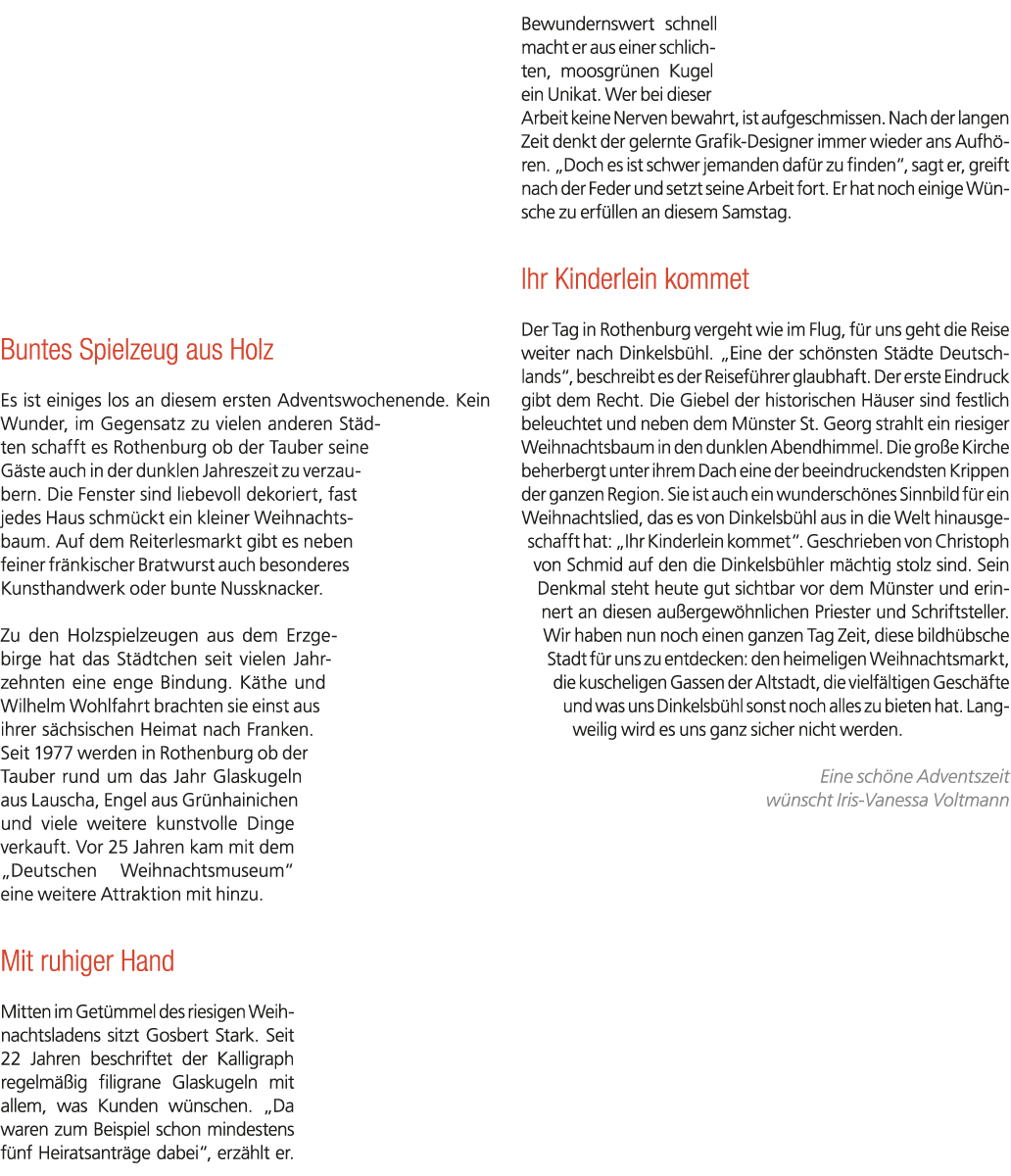 Buntes Spielzeug aus Holz Es ist einiges los an diesem ersten Adventswochenende. Kein Wunder, im Gegensatz zu vielen ...