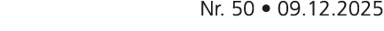 Nr. 50 • 09.12.2025