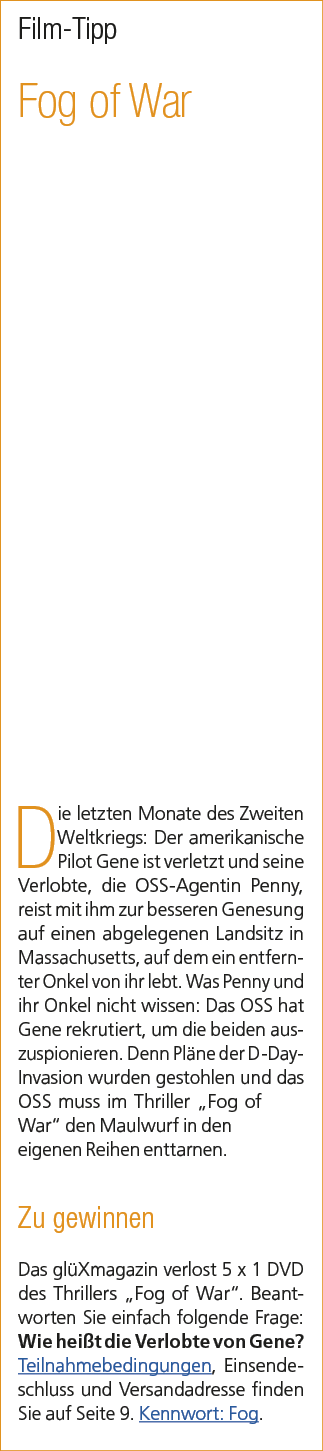 Film Tipp Fog of War Die letzten Monate des Zweiten Weltkriegs: Der amerikanische Pilot Gene ist verletzt und seine V...