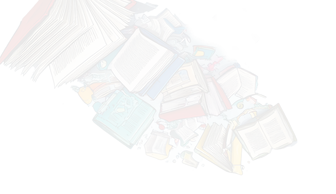 Viele offene und geschlossene B cher sowie lose Seiten fliegen frei durch die Luft vor hellem Hintergrund