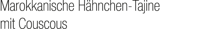 Marokkanische H hnchen Tajine mit Couscous