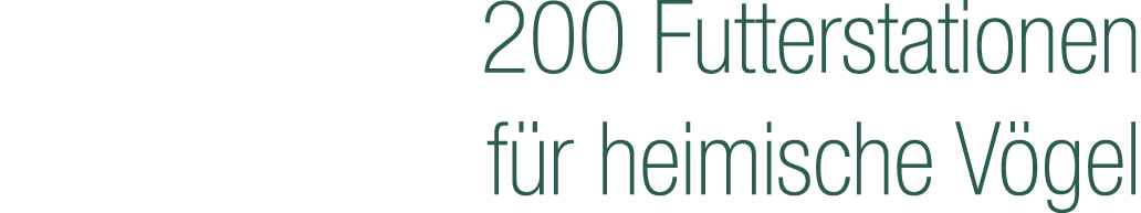 200 Futterstationen f r heimische V gel