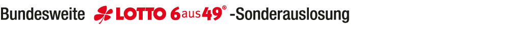 Bundesweite ￼ Sonderauslosung