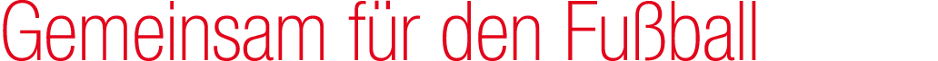 Gemeinsam f r den Fu ball