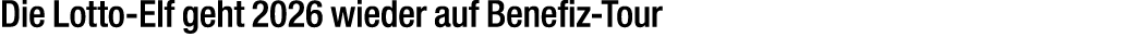 Die Lotto Elf geht 2026 wieder auf Benefiz Tour 