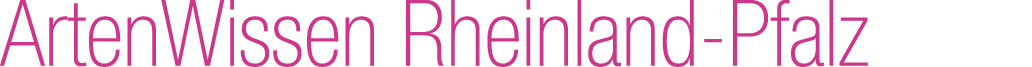 ArtenWissen Rheinland Pfalz