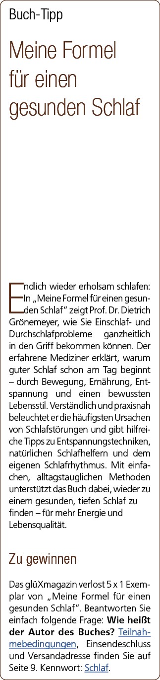 Buch Tipp Meine Formel f r einen gesunden Schlaf Endlich wieder erholsam schlafen: In „Meine Formel f r einen gesunde...