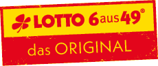 LOTTO 6aus49 Logo mit dem Zusatz “das Original"