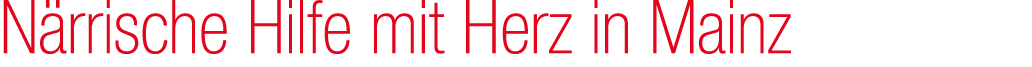 N rrische Hilfe mit Herz in Mainz