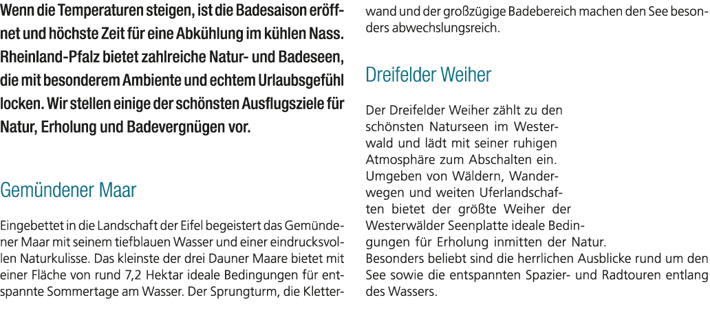 Wenn die Temperaturen steigen, ist die Badesaison er ffnet und h chste Zeit f r eine Abk hlung im k hlen Nass. Rheinl...