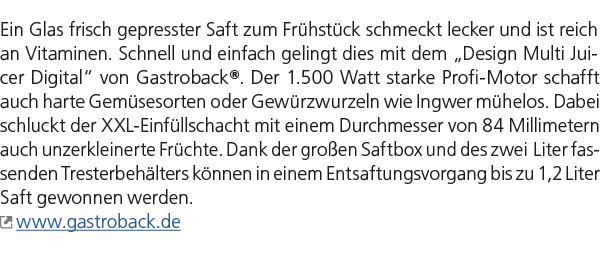 Ein Glas frisch gepresster Saft zum Fr hst ck schmeckt lecker und ist reich an Vitaminen. Schnell und einfach gelingt...