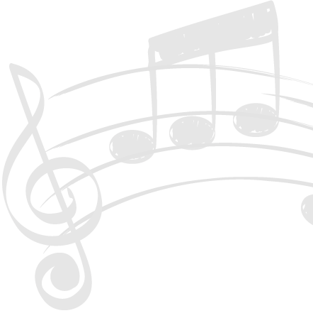 Schwungvolle schwarze Noten und Violinschl ssel auf geschwungenen Notenlinien symbolisieren Musik. Beschreibung von KI generiert