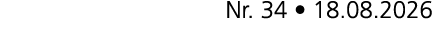 Nr. 34 • 18.08.2026