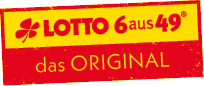 LOTTO 6aus49 Logo mit dem Zusatz “das Original"