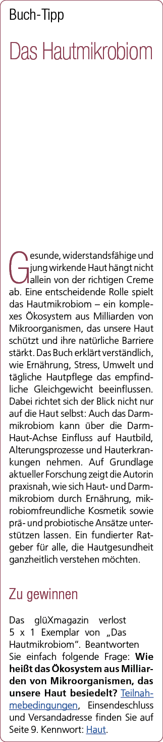 Buch Tipp Das Hautmikrobiom Gesunde, widerstandsf hige und jung wirkende Haut h ngt nicht allein von der richtigen Cr...